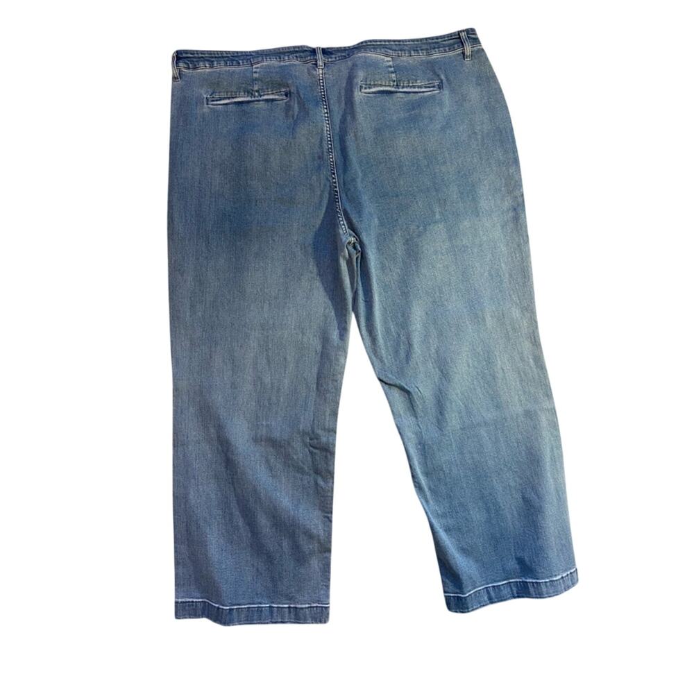 Candace Cameron Bure Jeans Womens Plus Size 30W NEW Wide Leg Casual Blue Pants - Picture 7 of 13